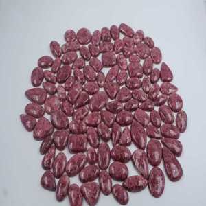 Tulita Rosa Natural al por Mayor, Cabujón de Piedra Preciosa Suelta, Cabujones a Granel para Envolver en Alambre, Piedra de Joyería, Cristal de Tulita - Product Image 2