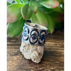 Alex Sanchez Romantic Classic <b>Adjustable</b> Silver <b>Ring</b> Size 7 Rose Gold Rhodium Plated Claw Inlay Elegant Number Perfect Gift - Product Image 4