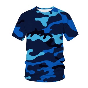 T-shirt de chasse en plein air pour hommes personnalisé 100% coton T-shirt d'entraînement tactique surdimensionné en tricot solide de haute qualité BD - Product Image 1