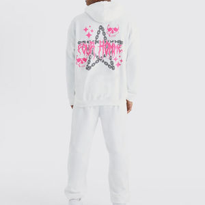 Hoodie, Sweatpants, Jogger Sets, <b>Cargo</b> <b>Pants</b>, Tracksuits Tracksuit Men Fleece Cotton Heavyweight <b>Oversized</b> Track Suit - Product Image 3