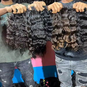 Extensiones de Cabello Humano Remy Ondulado Natural Indio de Alta Calidad Profesional de 30 Pulgadas, Trama Doble a Máquina, Todos los Colores, 100g, Permanente - Product Image 4