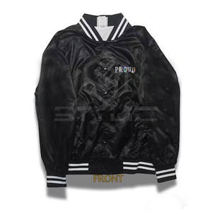 Hecho en el mejor material de poliéster Chaquetas de satén de diamantes de imitación Chaquetas de invierno de satén hechas en Pakistán transpirables de secado rápido - Product Image 2