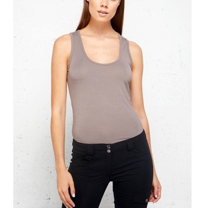 Débardeurs de sport pour femmes, sans couture, respirants, anti-rétrécissement, 100% coton, entraînement sportif, yoga, fitness, vente en gros - Product Image 6