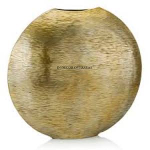 Superior Quality Metal Made High Grade Gold Plated Simple Classic Look Flower Vase Home & Hotel Lobby <b>Decoration</b> Supplies - Product Image 1