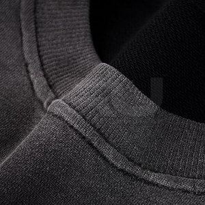 Premium Solid Winter Cotton Blend Fleece Casual Acid Wash <b>Sweatshirt</b> for Men-Eco-Friendly Quick Dry Comfortable Fit - Product Image 3