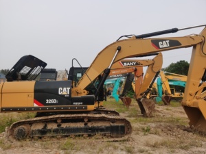 Excavadora de segunda mano original de Japón CAT326D, excavadora de orugas de 26 toneladas, ensacadora hidráulica para construcción a gran escala - Product Image 2