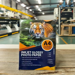 กระดาษภาพถ่าย180gsm กระดาษภาพถ่ายเคลือบเงา20แผ่น180gsm A4ขนาดโรงงาน - Product Image 3