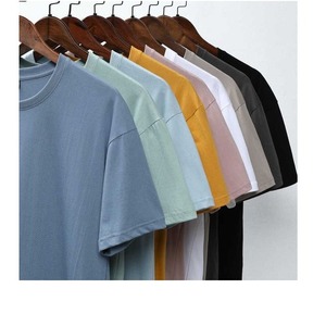 ราคาขายส่ง เสื้อยืดคอกลมคุณภาพสูง ไซส์ใหญ่ ทรงโอเวอร์ไซส์ เรียบง่าย สั่งทำได้ ยูนิเซ็กซ์ ผ้าฝ้าย 100% เสื้อเปล่าผู้ชาย ผู้จัดจำหน่ายจากบังกลาเทศ - Product Image 1