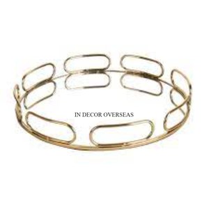 โต๊ะกาแฟโรงแรมและร้านอาหารถาดกระจกทรงกลมสำหรับเสิร์ฟอาหารและสินค้าอื่นๆในราคาน่าประทับใจ - Product Image 3