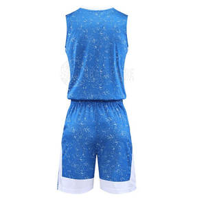 Diseño único Uniforme de baloncesto de secado rápido Ropa deportiva transpirable con estilo de conjunto cómodo - Product Image 3