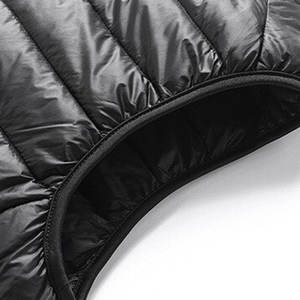 Men's Casual <b>Outdoor</b> Woolen Puffer <b>Vest</b> Removable Hood Thick Sleeveless Customized Logo Waistcoat Zipper Washed Outer Wear - Product Image 5