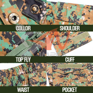 Uniformes profesionales de Sambo, uniforme de Sambo de algodón suave, ropa de Karate de artes marciales, logotipo personalizado con 100% tela de algodón - Product Image 4