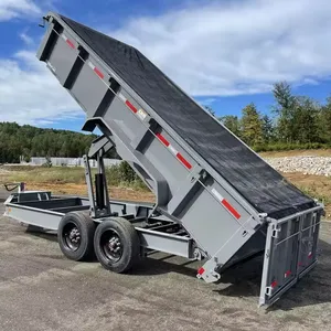 cheap 7' x 20 Dump Trailer agricultural machinery load for sale