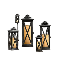 Lanterne suspendue sans flamme en fer, écologique, veilleuse de table, motif cœur féminin pour chambre à coucher, lit, Noël, décoration intérieure