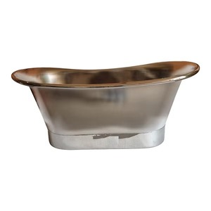 Increíble brillo orgánico del cobre que refleja la luz suavemente, creando un ambiente de baño relajante y acogedor. - Product Image 3