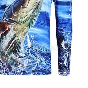 Upf50 + Vêtements Manches Longues Séchage Rapide Respirant À Capuche Protection Uv Sublimation Personnalisée - Product Image 6