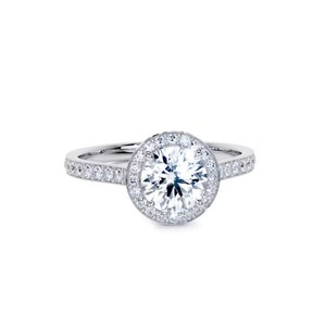 10k or jaune, or rose et or blanc taille ronde laboratoire cultivé diamant bague de mariage coupe ronde diamant bague de fiançailles cadeau pour elle - Product Image 1