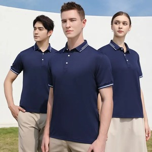 Camisetas de polo de algodón con estampado bordado y logotipo personalizado para hombre, polos de golf lisos de estilo informal con botones, camiseta Polo de talla grande para hombre - Product Image 5