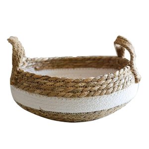Cesta de algodón con cuerda, cesta grande para la colada, almohadas, manta hecha en Vietnam, el mejor precio - Product Image 3