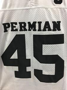 เสื้อเจอร์ซีย์อเมริกันฟุตบอลงานปักสีขาวใส่ทำงาน - Product Image 3