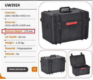 Boîte de matériau ABS étanche robuste - Product Image 1