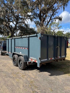 Heavy-Duty High Quality 7x16 Dump <b>Trailer</b> Pressure Vessel Core Components <b>Farm</b> Use Hydraulic System 1 Year Warranty 3000kg - Product Image 3