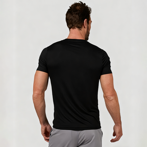 Custom Logo 100% Cotton T-shirt For Men Premium O-Neck <b>Undershirt</b> Men's Casual Working Tshirts Loose Fit Garment Dyed OEM Shirts - Product Image 2