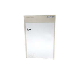 MANUAL DE USO Y MANTENIMIENTO HYUNDAI i20 Serie G4LF (20>) - Product Image 1