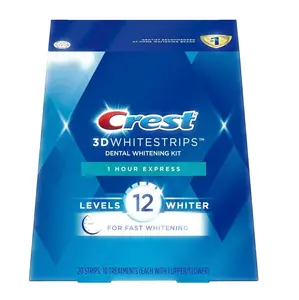 Koop Crest 3d Whitestrips 1 Uur Express Tanden Whitening Strip Kit 20 Strips 10 Count Pack