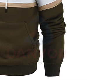 เสื้อฮู้ดดี้ลำลองผู้ชายดีไซน์ใหม่ล่าสุดสำหรับฤดูหนาว มีกระเป๋า ผลิตจากผ้าฝ้ายฟลีซ 100% - Product Image 2