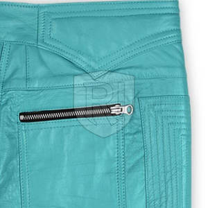 Nouveauté 2025 Pantalon en cuir pour homme de haute qualité respirant et écologique Style décontracté léger Taille mi-haute Coupe droite - Product Image 6