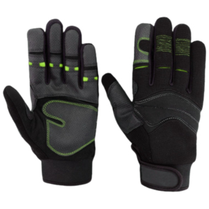 Guantes Amara de seguridad para construcción de alta resistencia, cuero sintético reforzado, goma resistente a los cortes, TPR, inyección protectora - Product Image 6