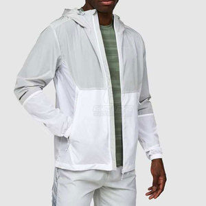 Veste coupe-vent pour homme, très vendue en hiver - Logo sur le devant, matière polyester/nylon, coupe-vent et respirante - Product Image 4