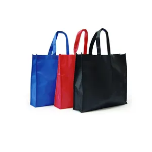 Manufacturers wholesale Christmas gift bags hot pressed non-woven bags custom cross-border laminated tote bags