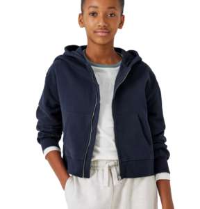 Sudadera con Capucha de Manga Larga para Bebés Niños, con Cierre, Bordada, Transpirable, de Algodón Orgánico, Ropa de Otoño 2025 - Product Image 1