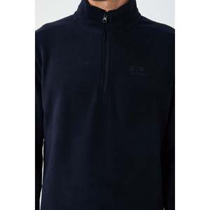 Sudadera de Forro Polar para Hombre, Cuello Alto, Color Azul Marino, 100% Poliéster, Colección River-88310 - Product Image 2
