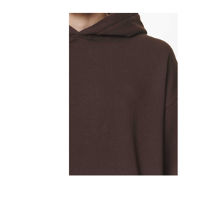 Jersey personalizado 100% de algodón de gran tamaño Heavy Fleece grueso bordado de manga larga Streetwear sudaderas con capucha para hombres - Product Image 3