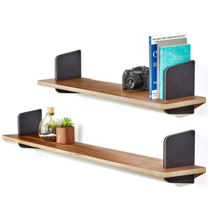ชั้นวางของไม้ลอยสำหรับเก็บกระถางดอกไม้ศิลปะบนผนังที่สวยงาม-ซื้อเลย! - Product Image 5