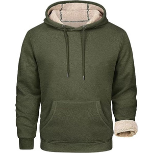 Baggy Thick Rubbery Label Cropped Hoodies Avec No String Blank Fleece 100 Cotton Crop Heavyweight Hommes Hoodies & Sweatshirts - Product Image 6