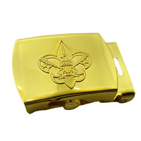 Boucles de ceinture personnalisées en alliage de zinc 3D à emboîtement pour scouts