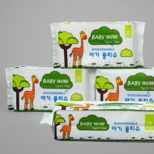 Toallitas húmedas de tela no tejida ecológicas compactas de tamaño personalizado Baby Wow de 80 unidades, refrigeración de limpieza del hogar perfumada - Product Image 3