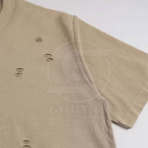 เสื้อยืดผู้ชายสไตล์ดิสเทรส น้ำหนักเบา แห้งเร็ว เหมาะสำหรับกิจกรรมกลางแจ้ง แฟชั่น ราคาประหยัด - Product Image 5