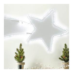 Luces Navideñas LED Comet Star, 196 Luces Blancas Frías por Lote, IP44 64478 L65 H28 cm, 1 Espectáculo de Luces, 1 Unidad por Paquete - Product Image 1