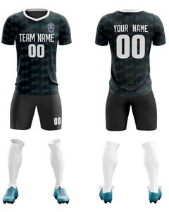 OEM ODM Servicio Uniforme de fútbol Nuevo diseño 100% Poliéster Ligero Secado rápido Transpirable Colores personalizados Logotipos Alta calidad Bajo - Product Image 2