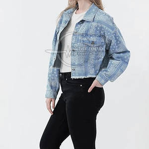 Vestes en jean pour femmes, best-sellers en ligne, service OEM, vêtements décontractés, veste en jean pour femmes en vente - Product Image 5