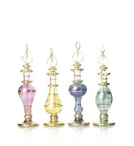 Botella de Perfume de Vidrio Egipcio Soplado a Mano de Lujo con Detalles en Oro, Estilo Amor, Souvenir, Vacía, Recargable, Sets de Regalo GRAND BAZAAR EGYPT - Product Image 6