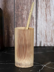 Paquete de 2 pajitas de hierba de bambú ecológicas, vajilla desechable biodegradable, estilo bohemio rústico, gran oferta al por mayor de Vietnam - Product Image 5