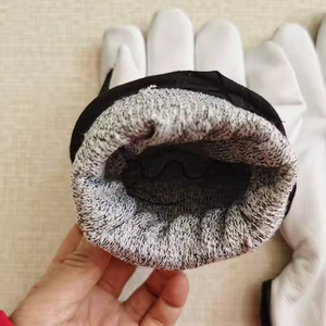 Guantes DE SEGURIDAD DE TRABAJO DE IMPACTO de industria pesada Forro anticorte Cuero Doble Palma TPR Mecánico Protección de manos y brazos - Product Image 4