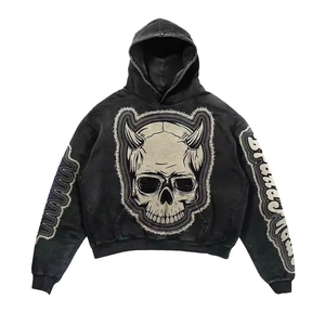 Sweats à capuche sur mesure pour hommes dans les meilleurs matériaux Vente à chaud de sweats à capuche décontractés pour hommes Sweats à capuche à bas quantité minimale de commande pour hommes Coton mélangé - Product Image 5