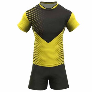 Camisetas de Rugby Unisex de último diseño de alto fabricante Transpirable de alta calidad Secado rápido 100% Poliéster Nueva llegada - Product Image 4